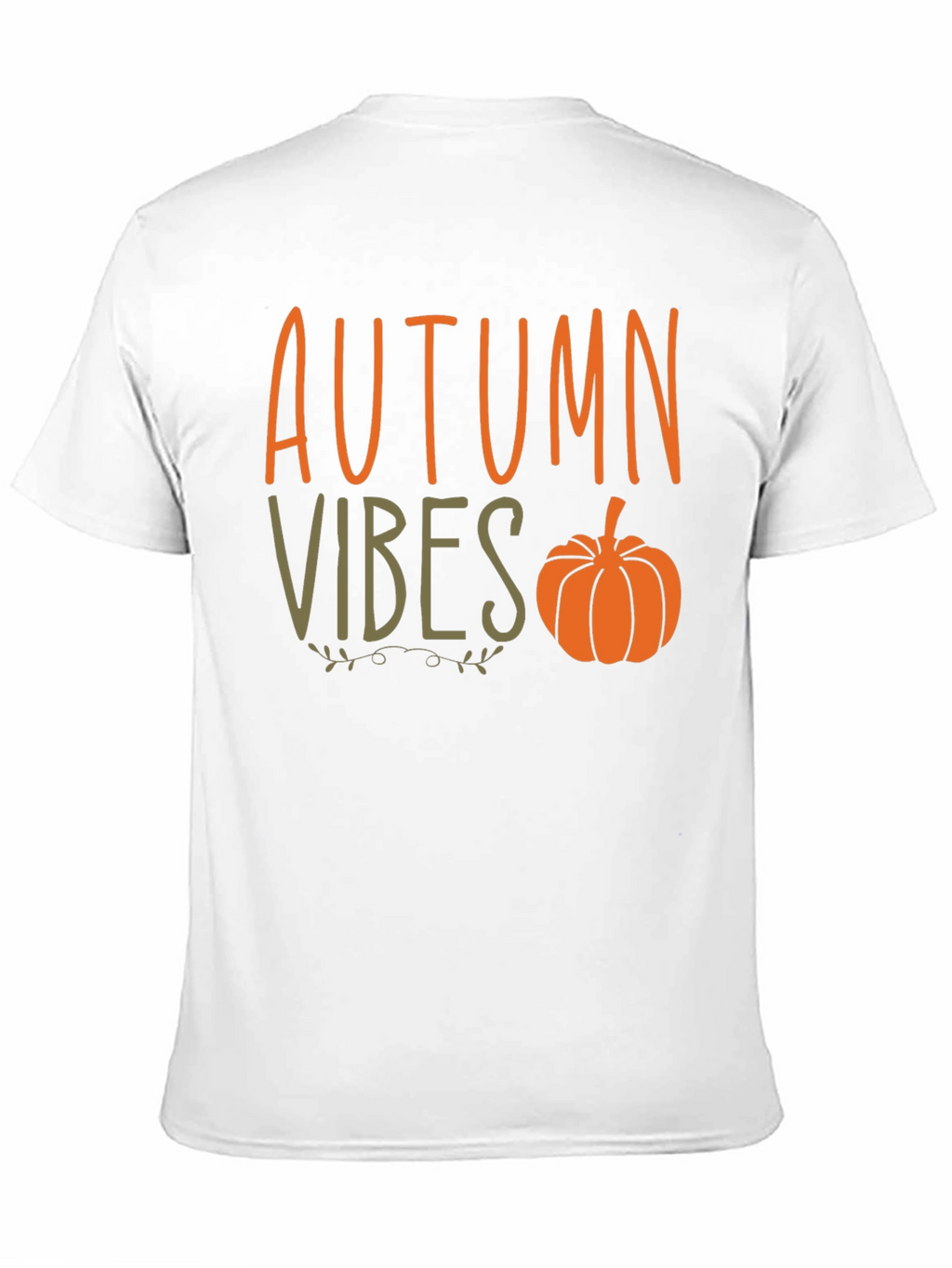 Autumn Vibes Pumpkin Graphic Tee - Stylish Fall Apparel