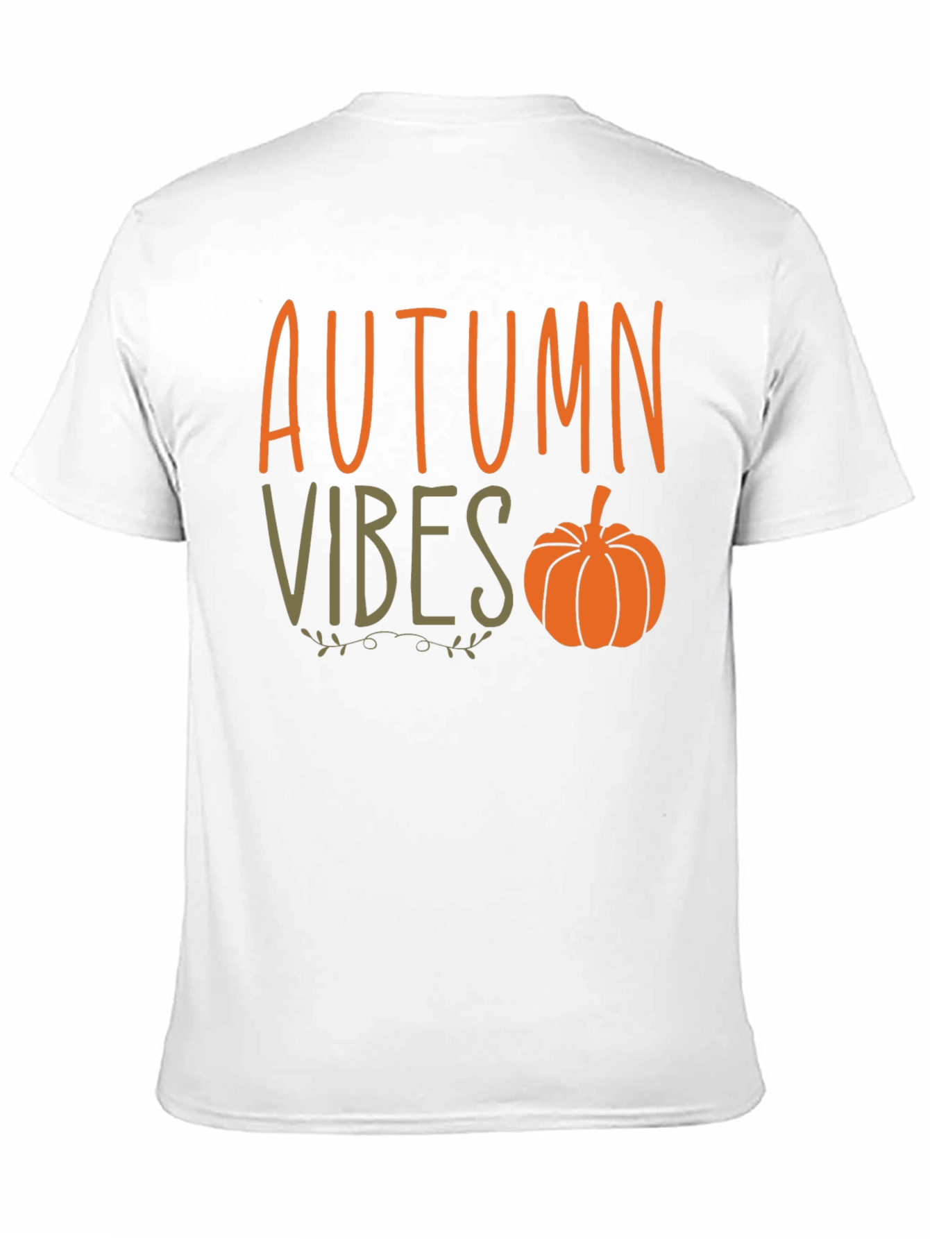 Autumn Vibes Pumpkin Graphic Tee - Stylish Fall Apparel