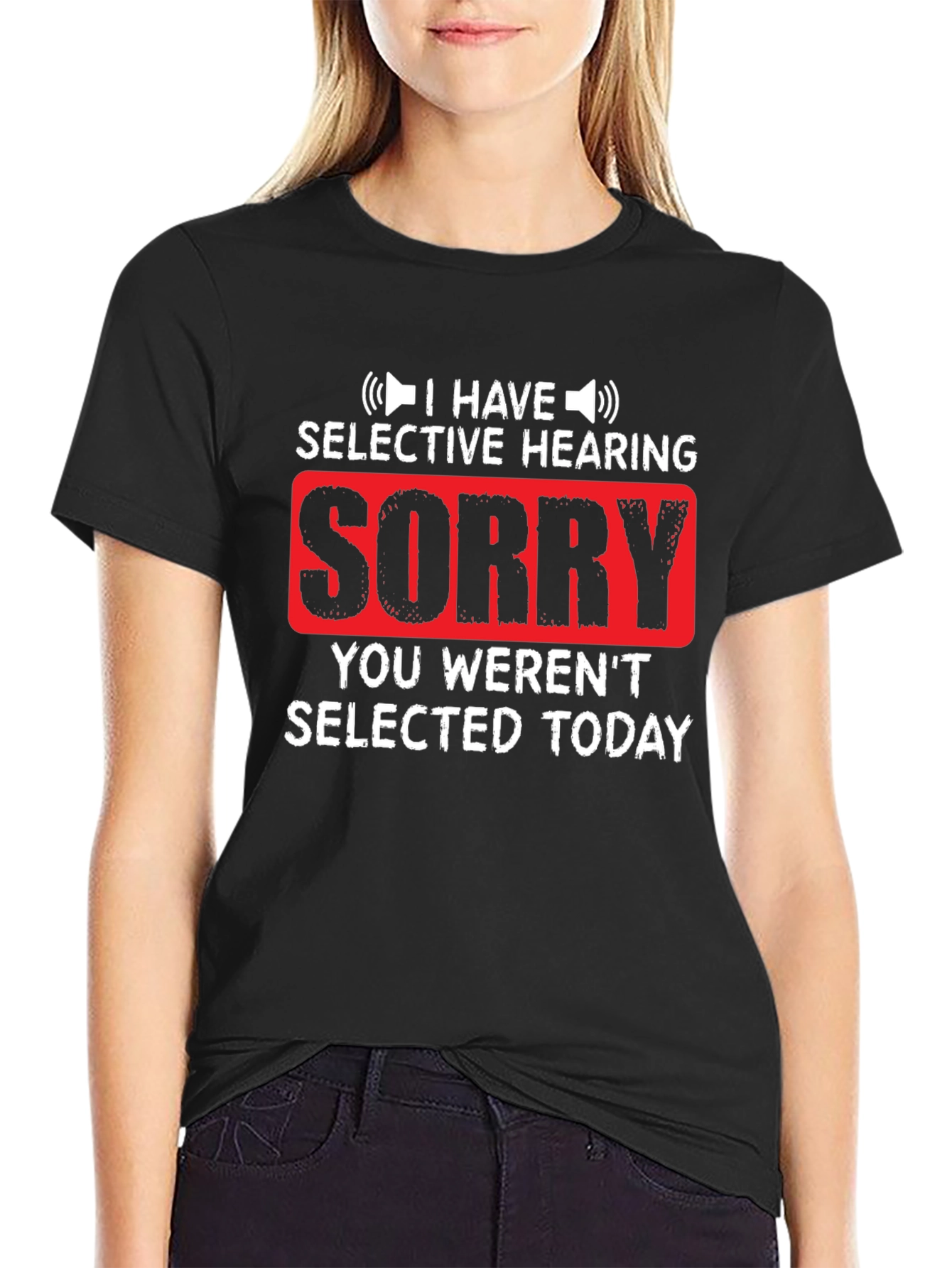 Selective Hearing Funny T-Shirt