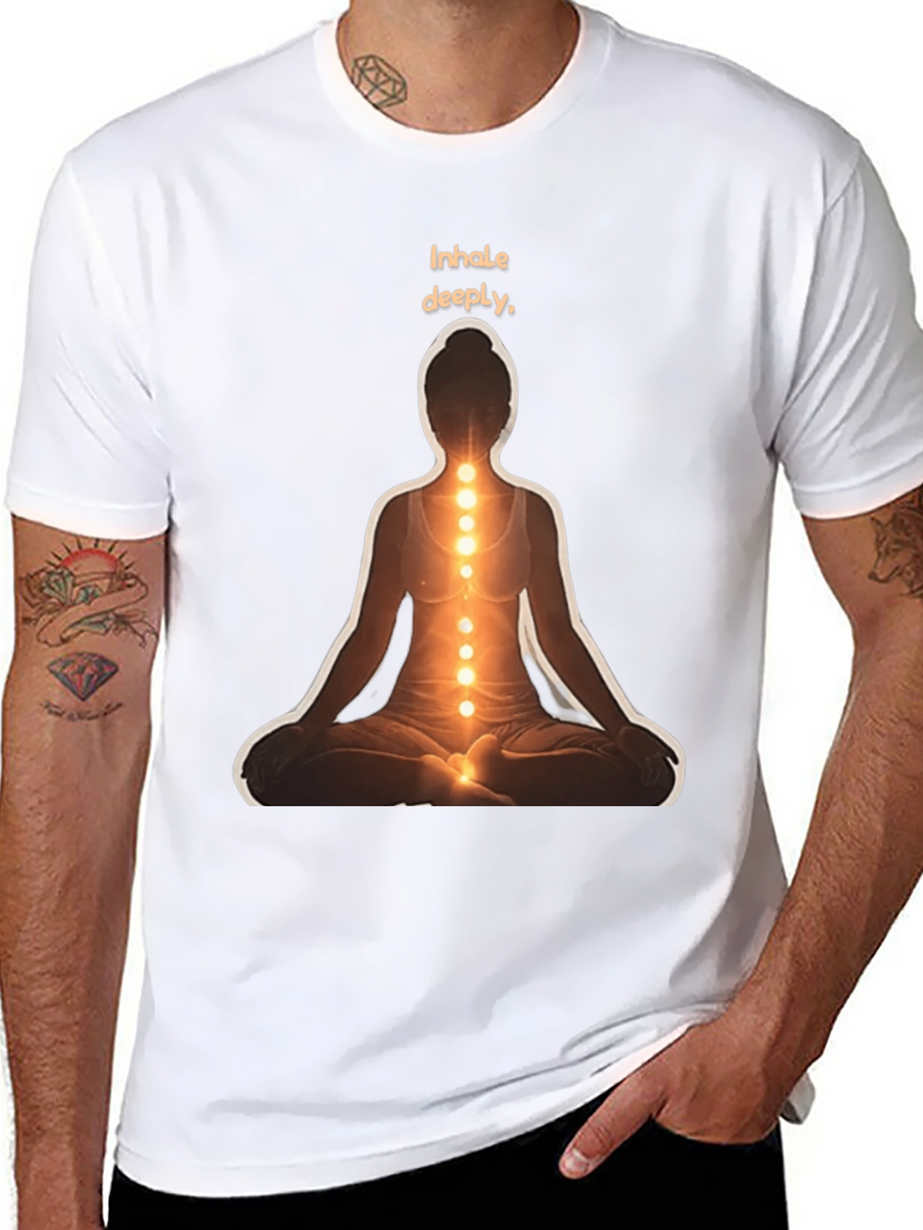 Inhale Deeply Meditation T-Shirt