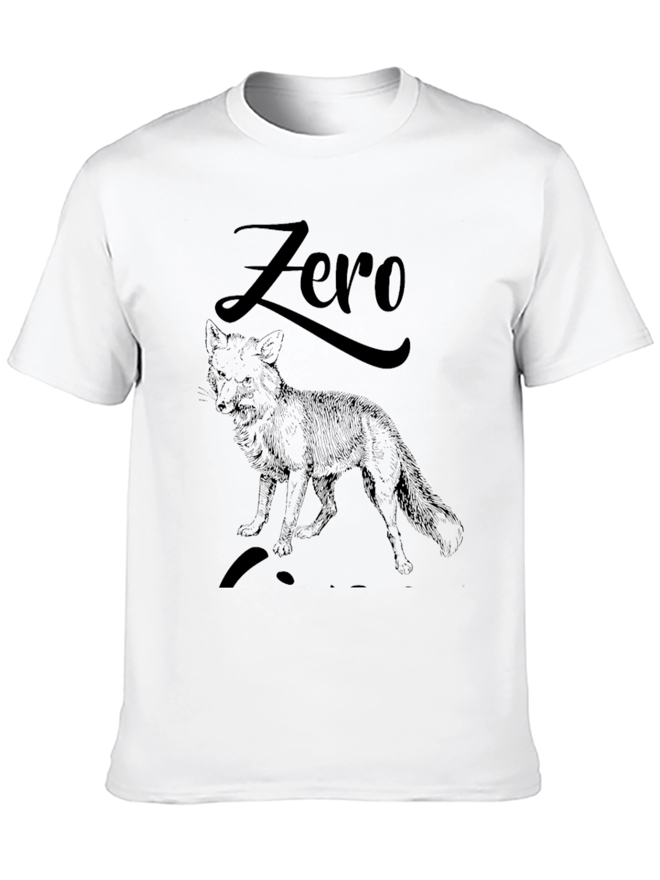 Zero Fox Given Black Graphic Tee