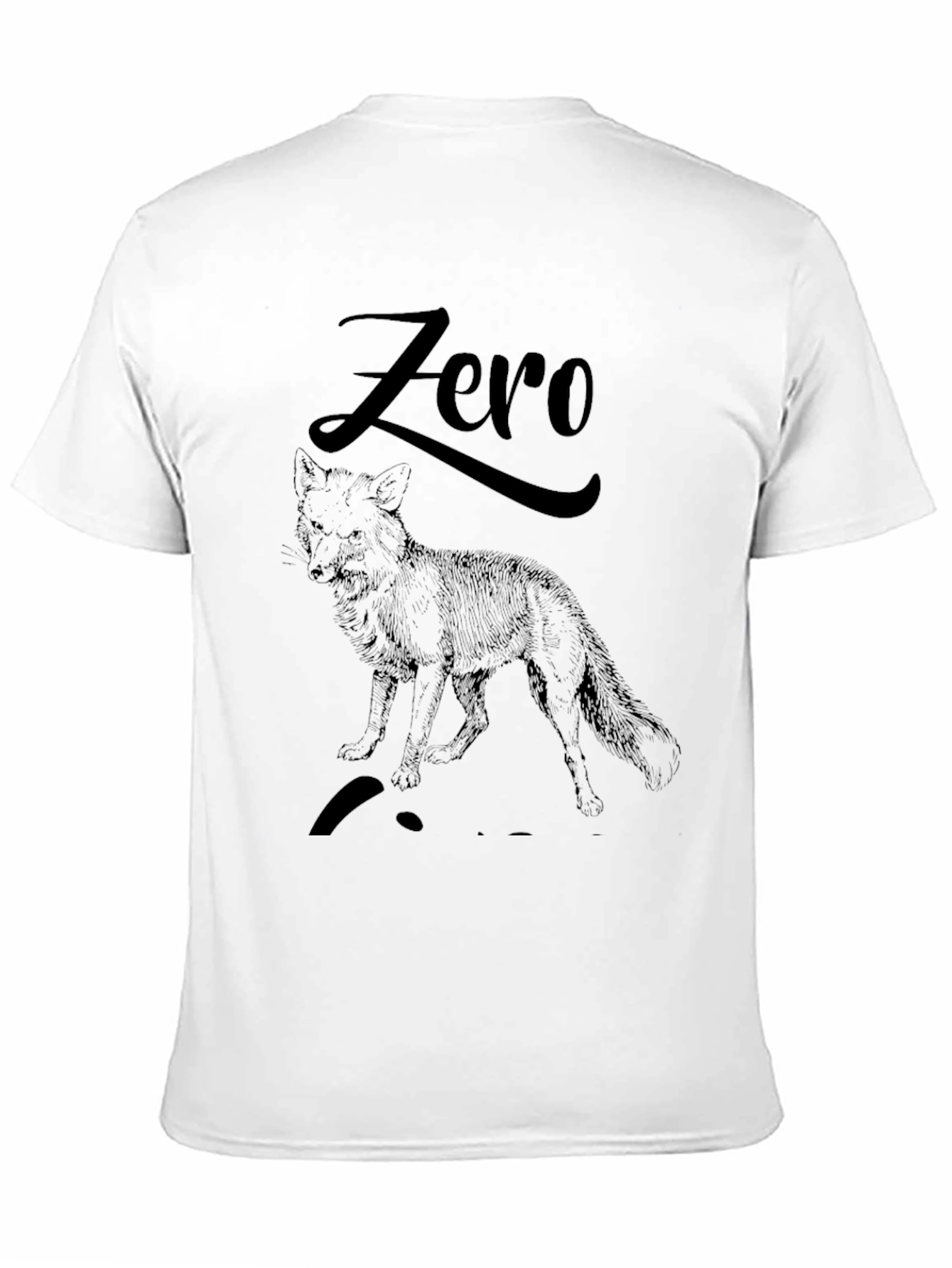 Zero Fox Given Black Graphic Tee