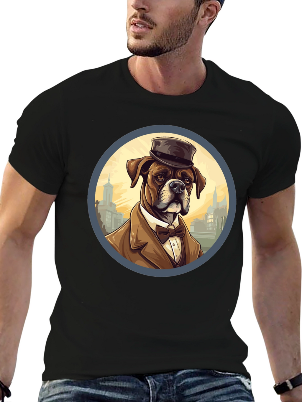 Dog in Suit T-Shirt