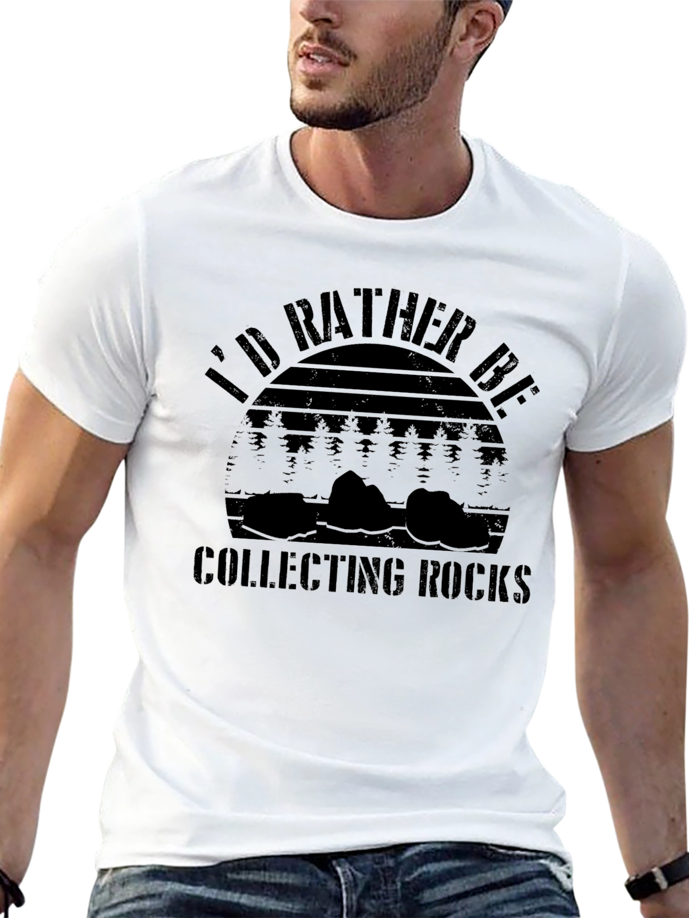 Id Rather Be Collecting Rocks T-Shirt