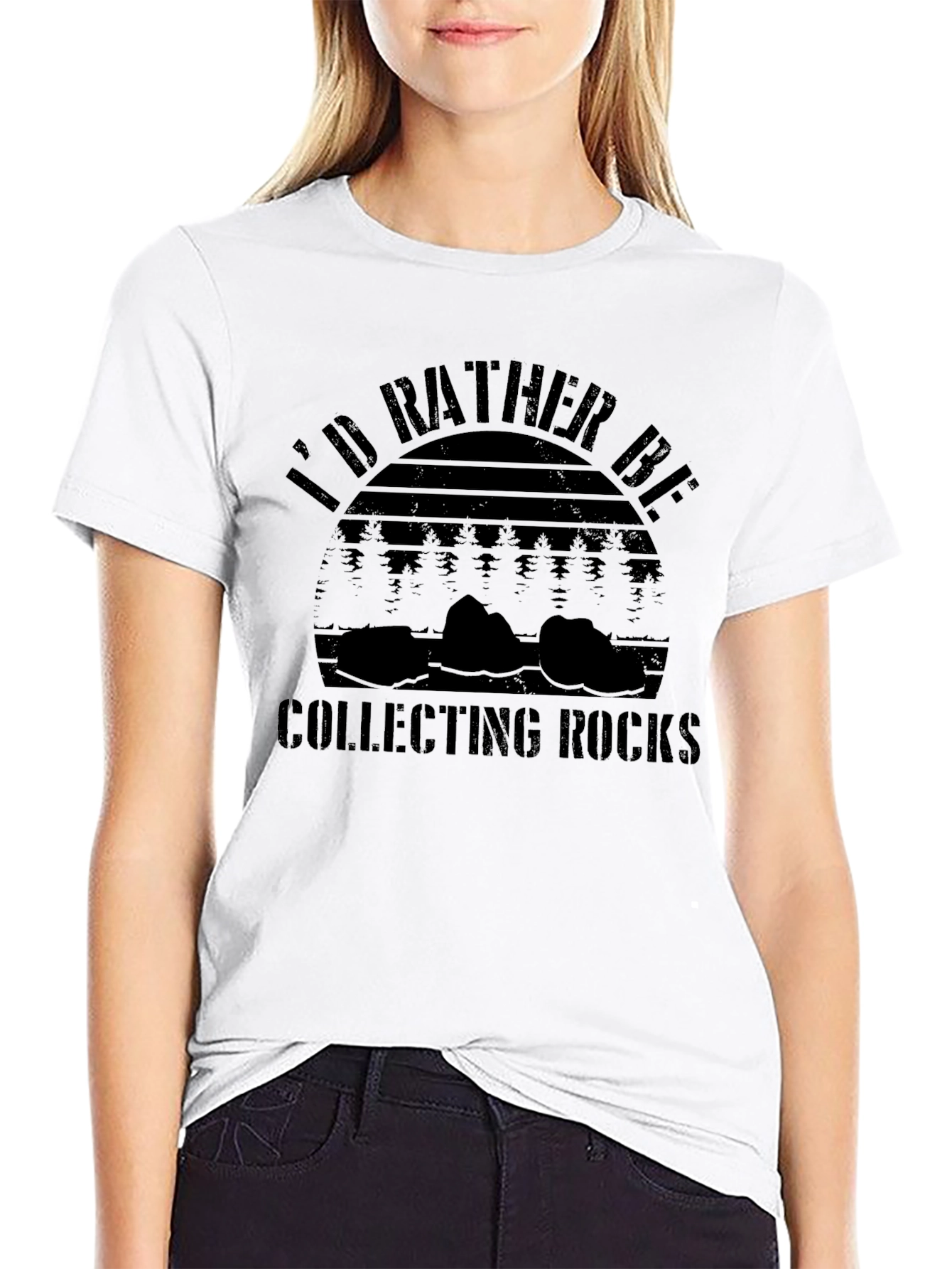 Id Rather Be Collecting Rocks T-Shirt