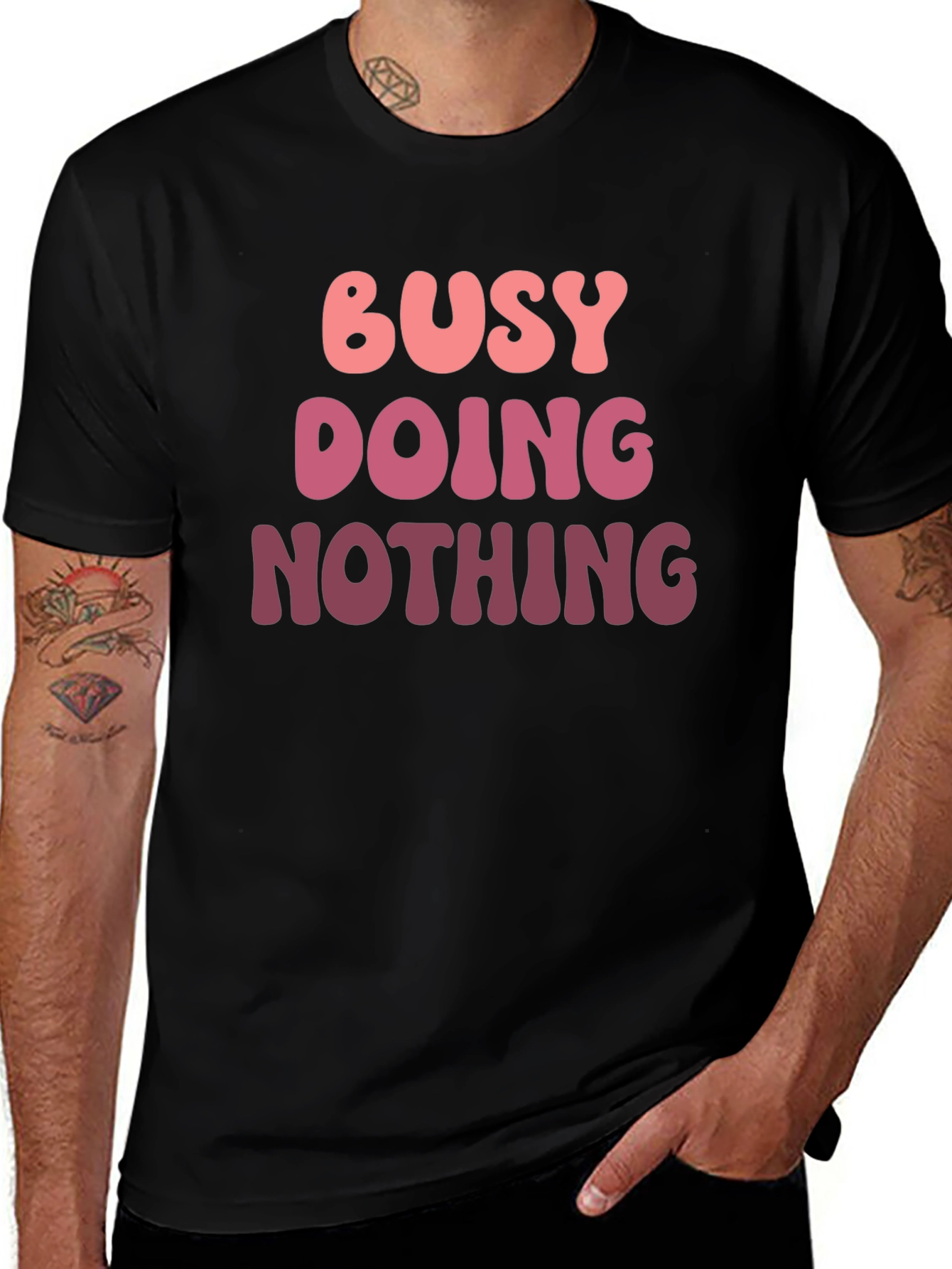 Busy Doing Nothing Graphic Tee
