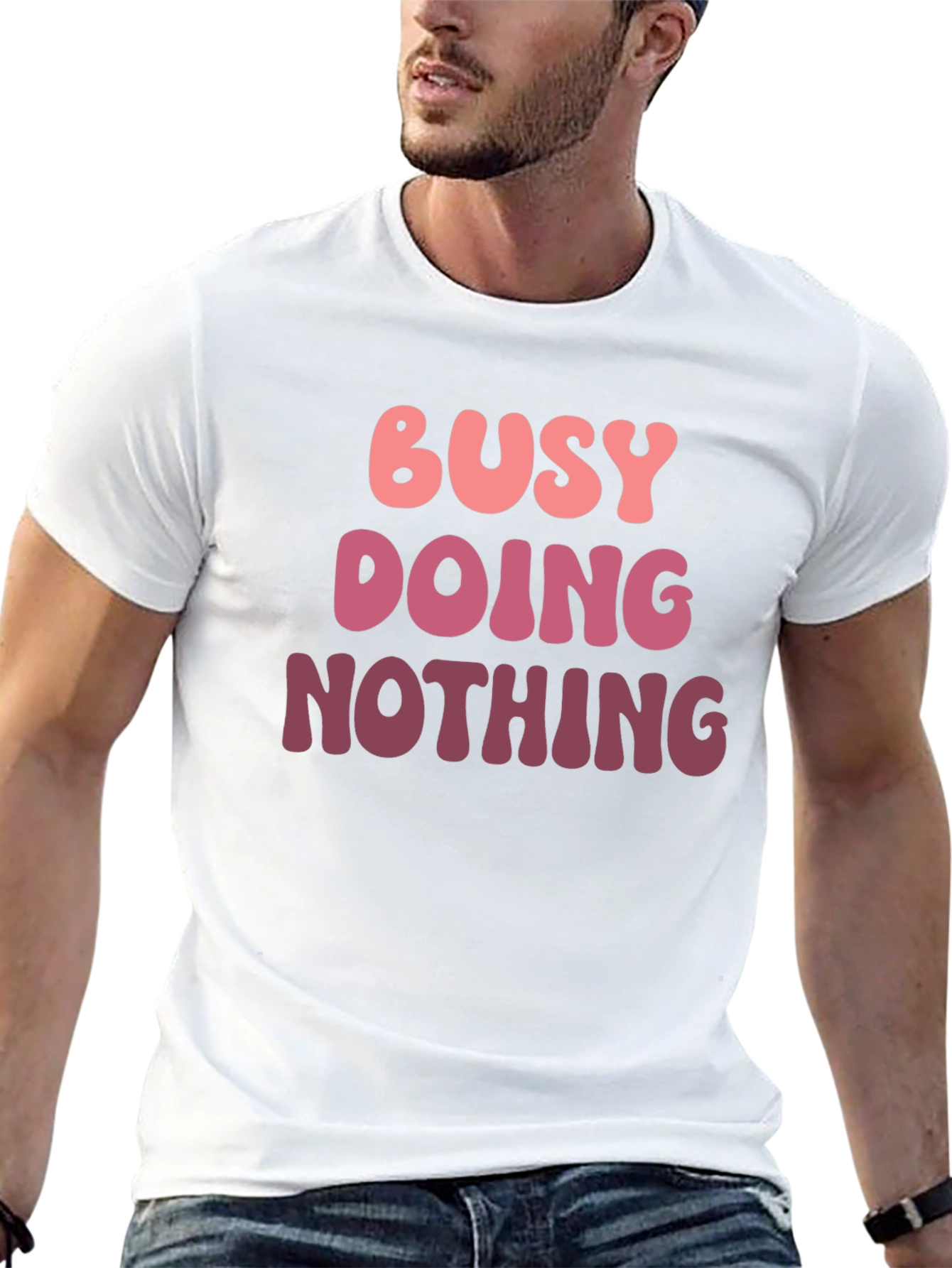 Busy Doing Nothing Graphic Tee
