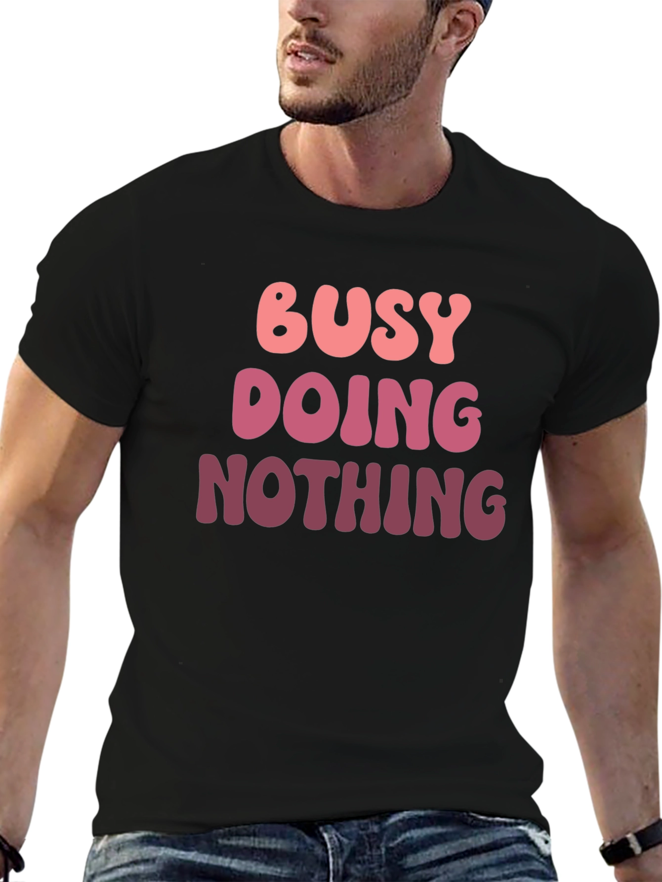 Busy Doing Nothing Graphic Tee