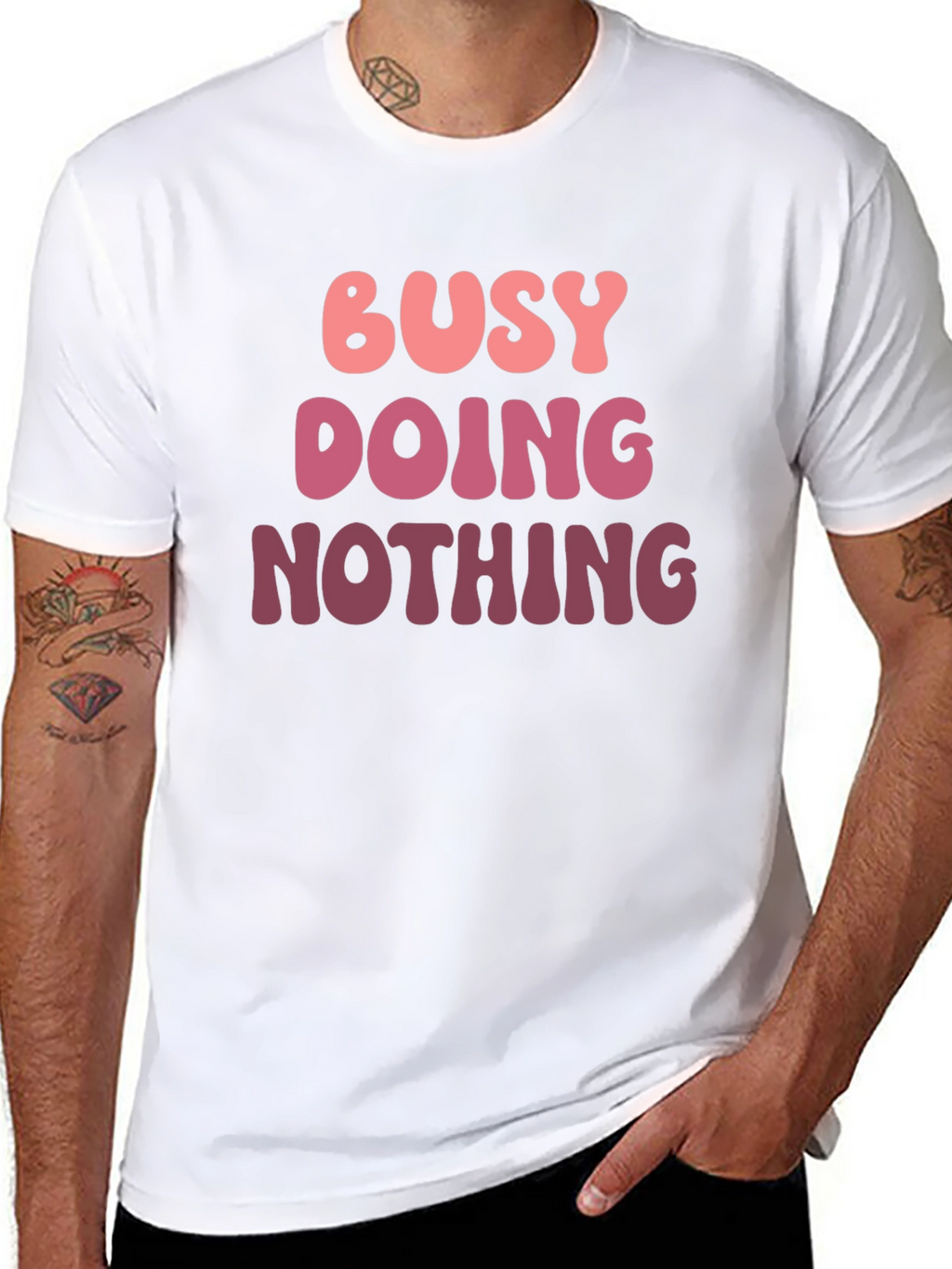 Busy Doing Nothing Graphic Tee