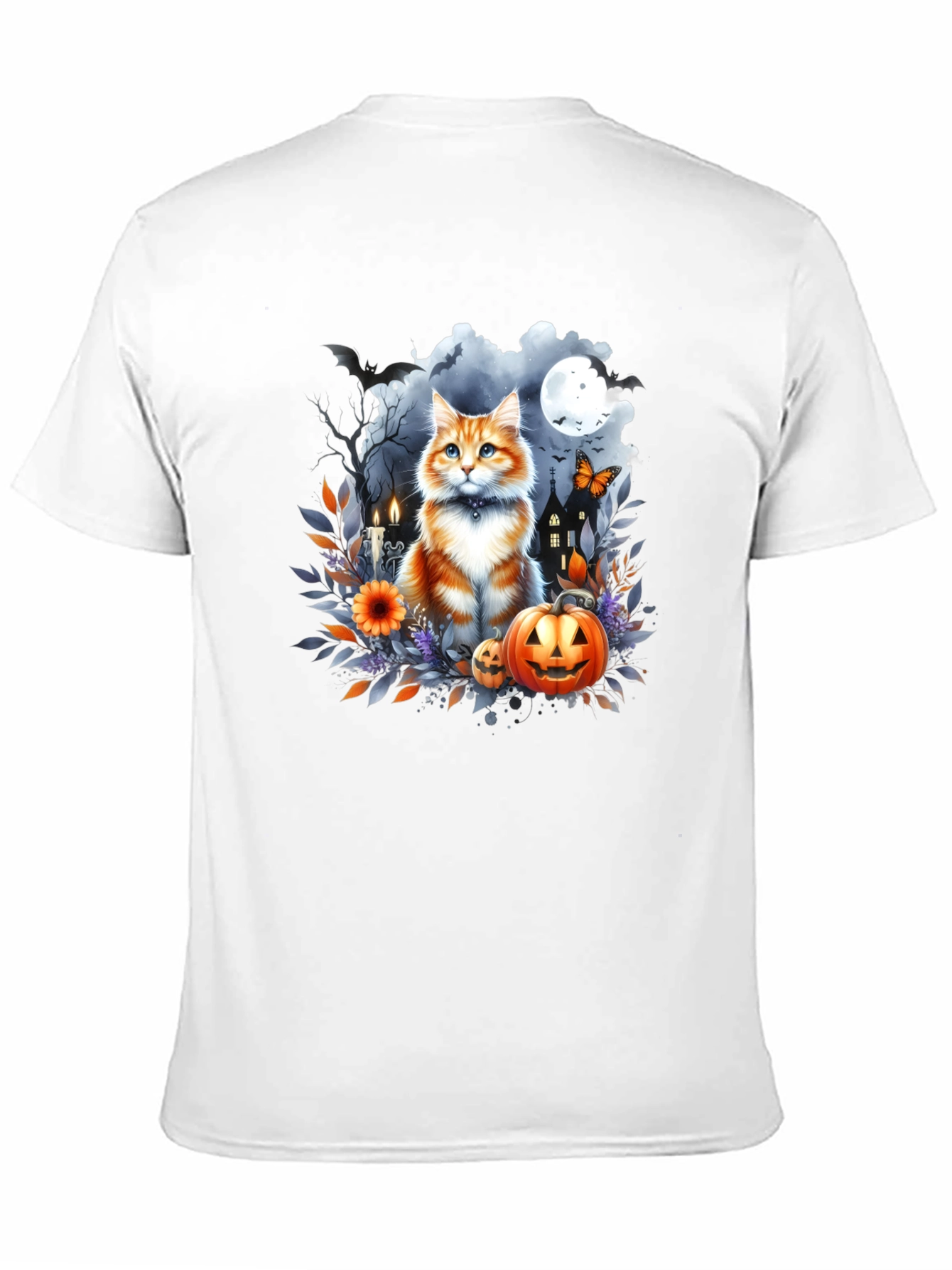 Halloween Cat T-Shirt: Spooky Season Style