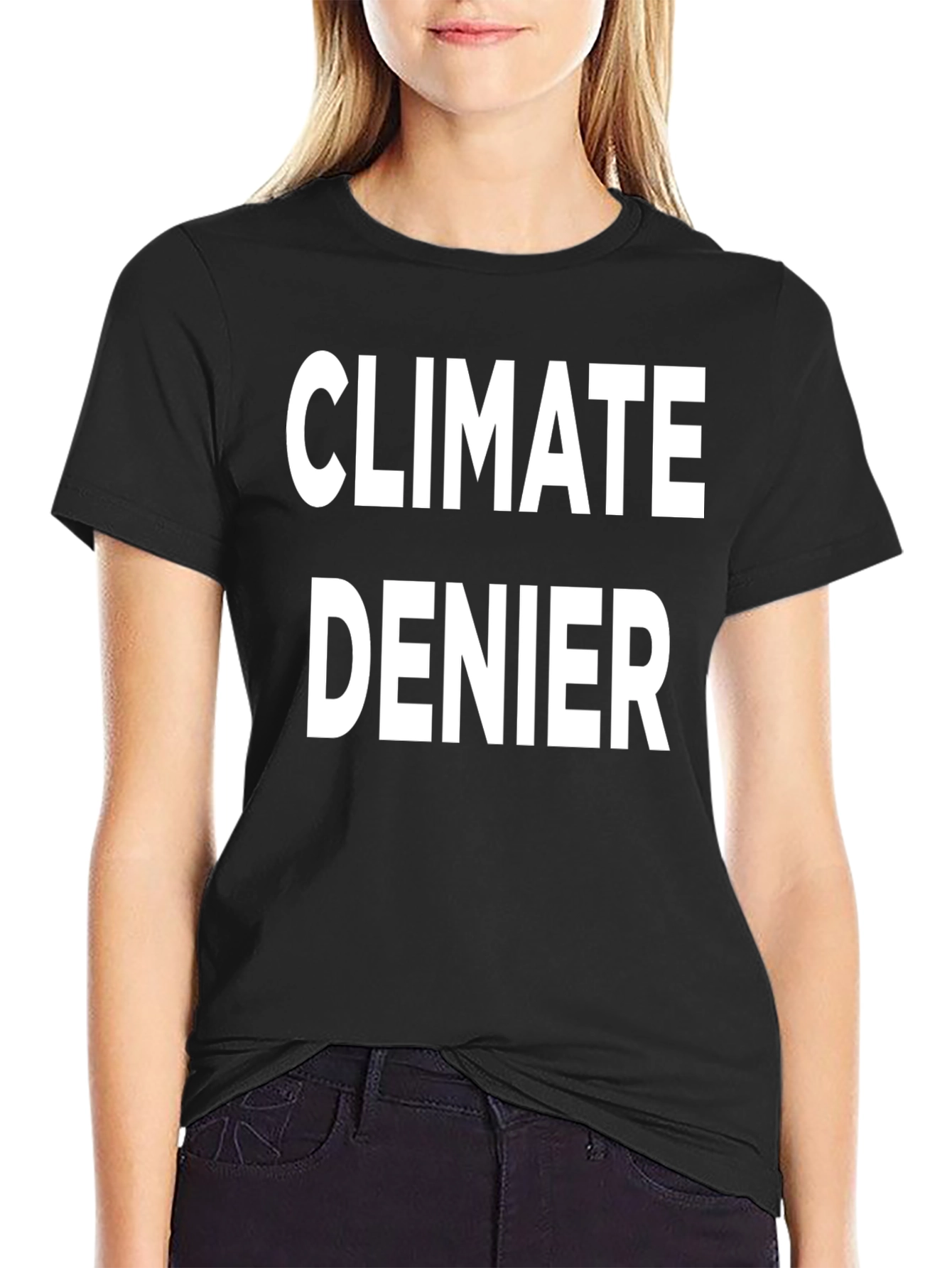 Climate Denier Graphic T-Shirt