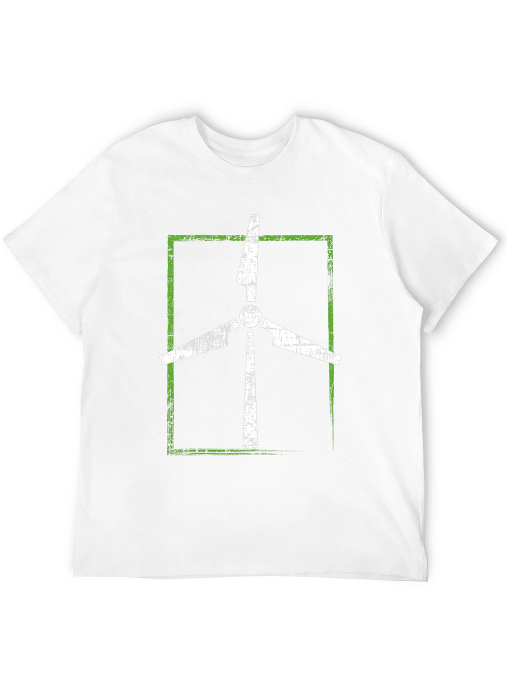 Eco-Friendly Wind Turbine Graphic Tee
