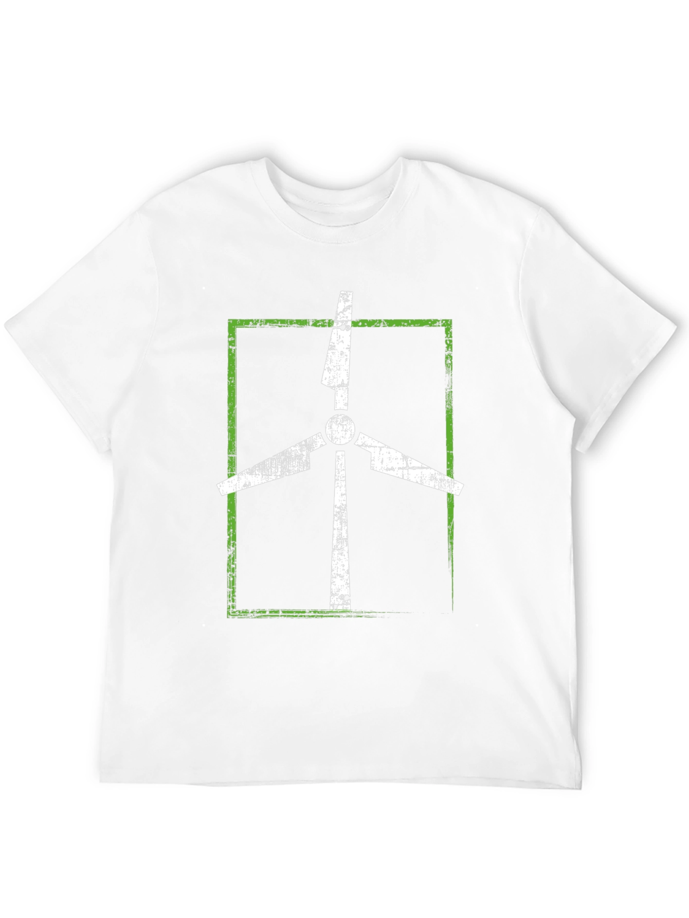 Eco-Friendly Wind Turbine Graphic Tee
