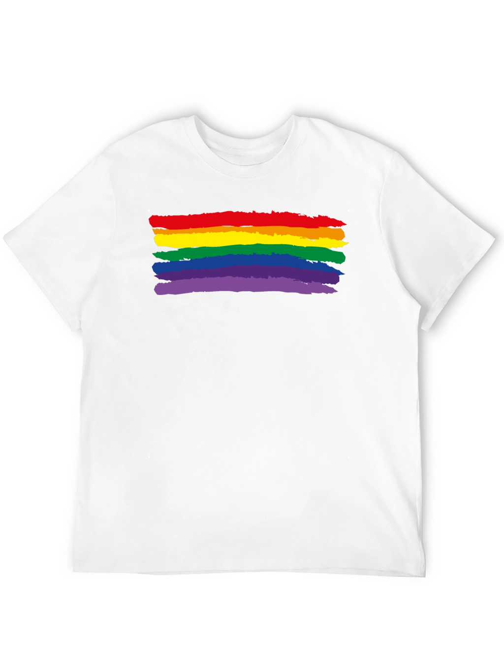 Pride Rainbow T-Shirt - Black Graphic Tee