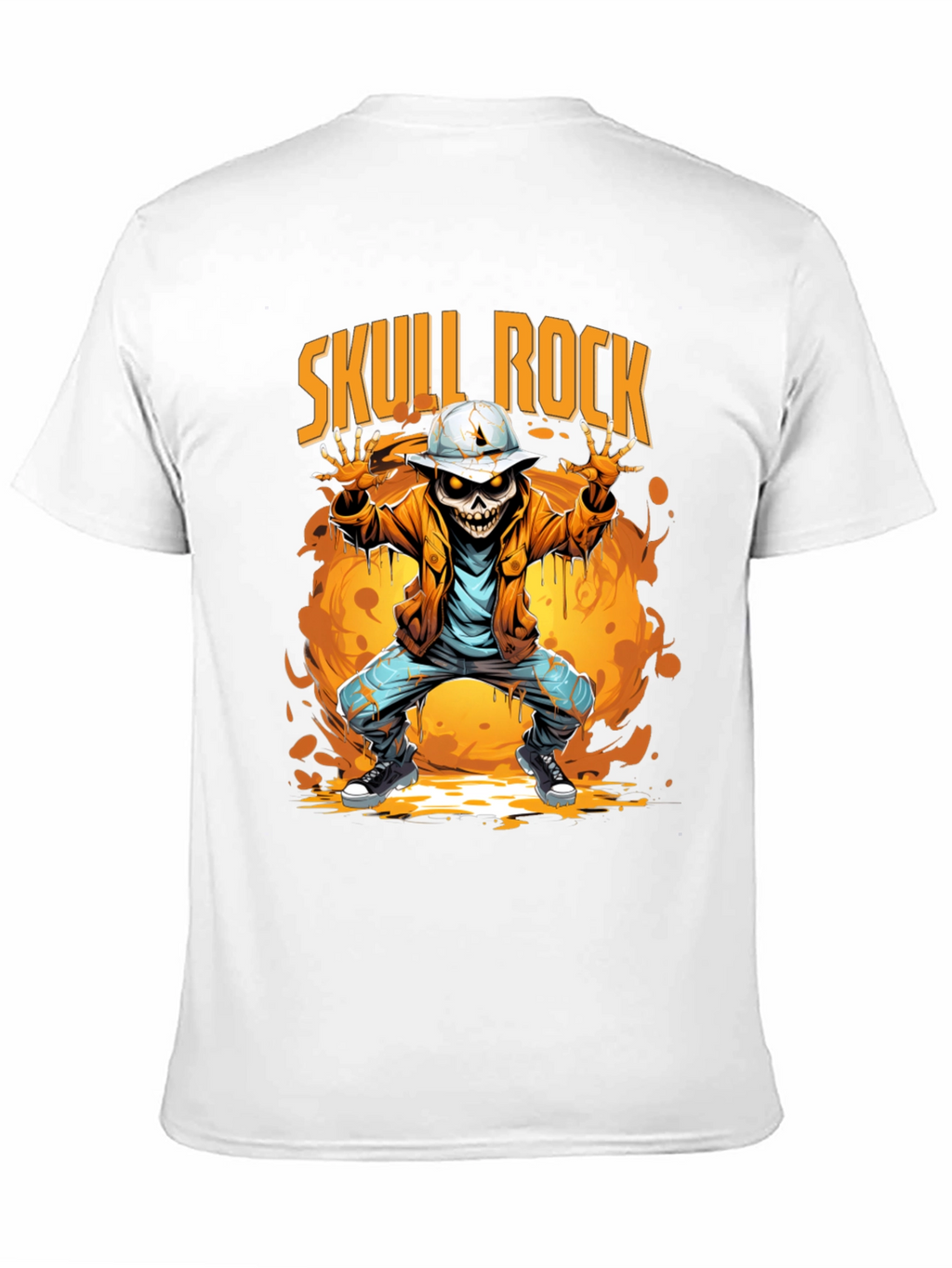 Skull Rock Graphic T-Shirt