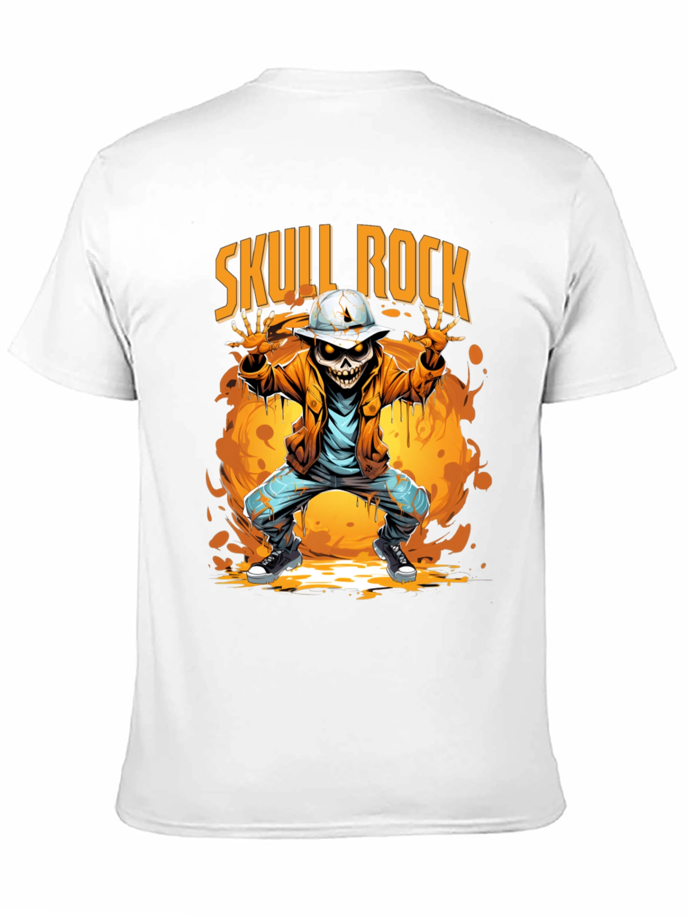 Skull Rock Graphic T-Shirt