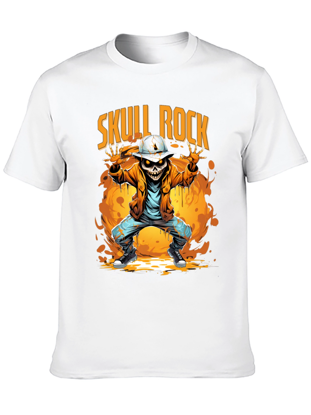 Skull Rock Graphic T-Shirt