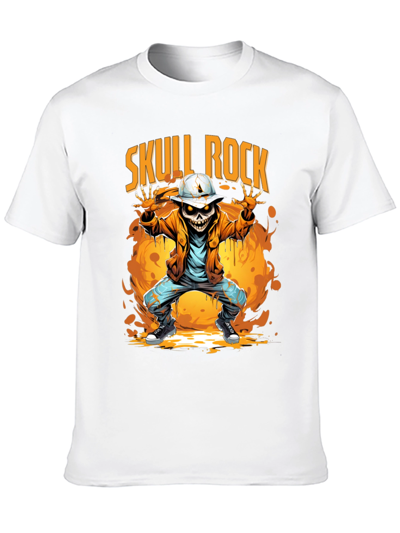 Skull Rock Graphic T-Shirt