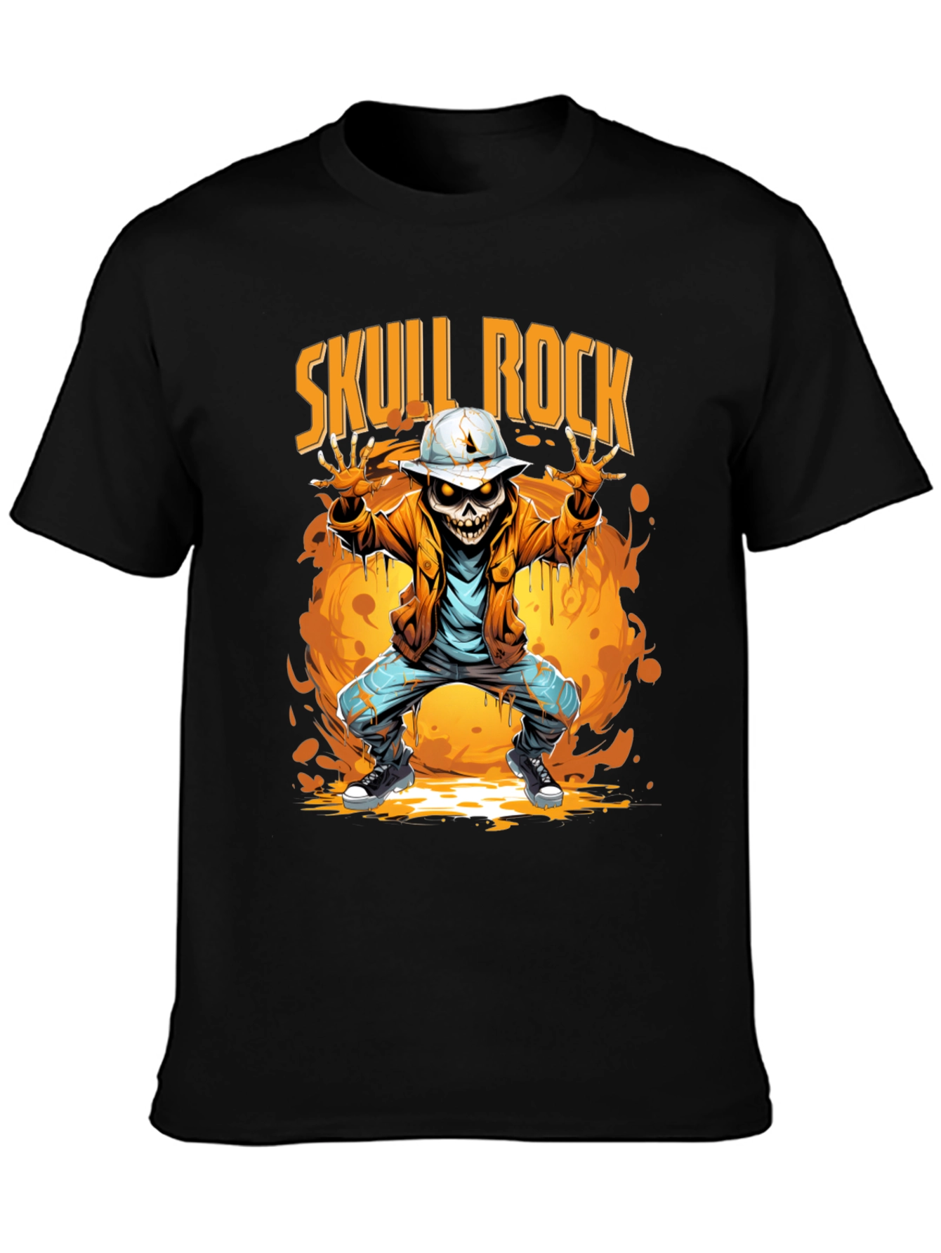 Skull Rock Graphic T-Shirt