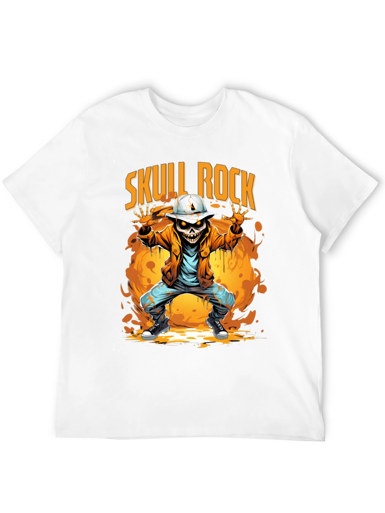 Skull Rock Graphic T-Shirt
