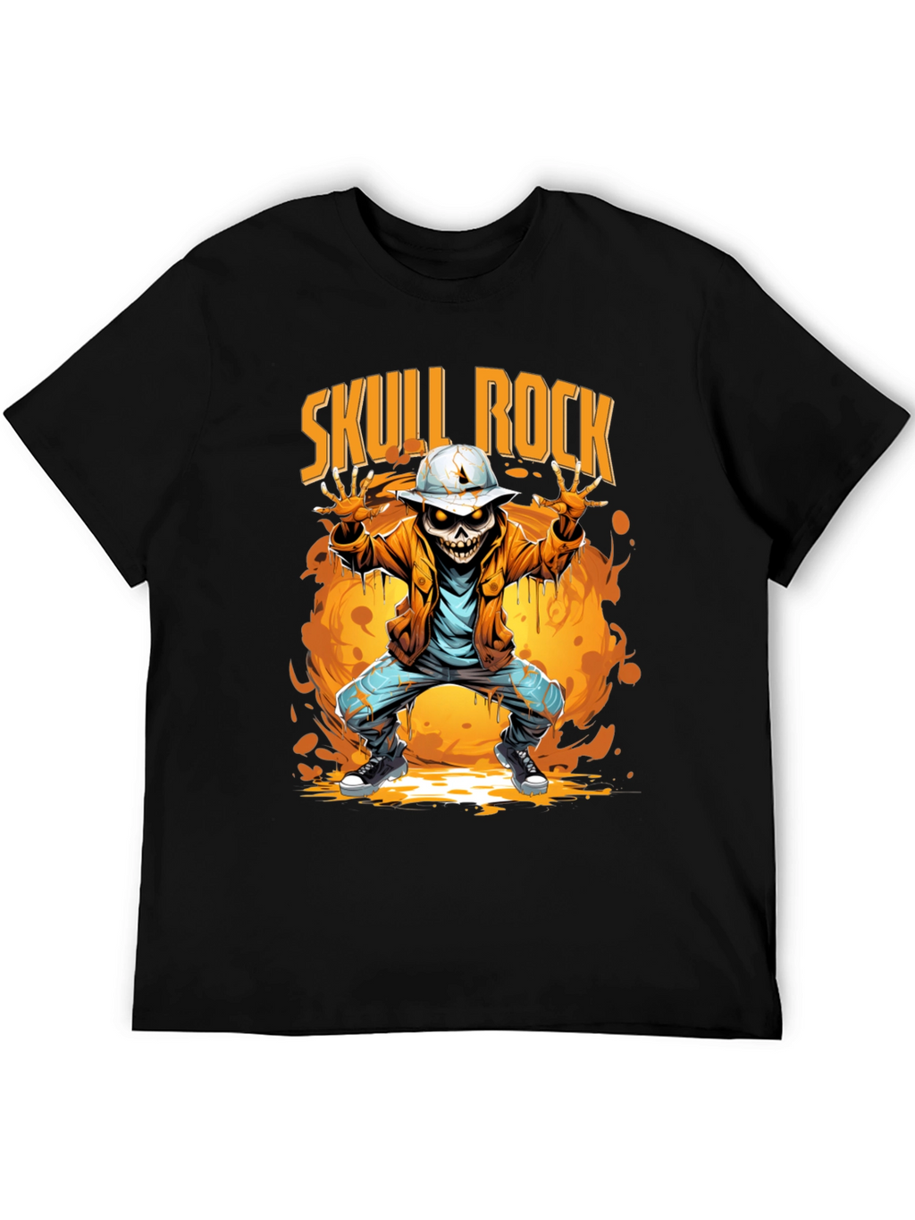 Skull Rock Graphic T-Shirt