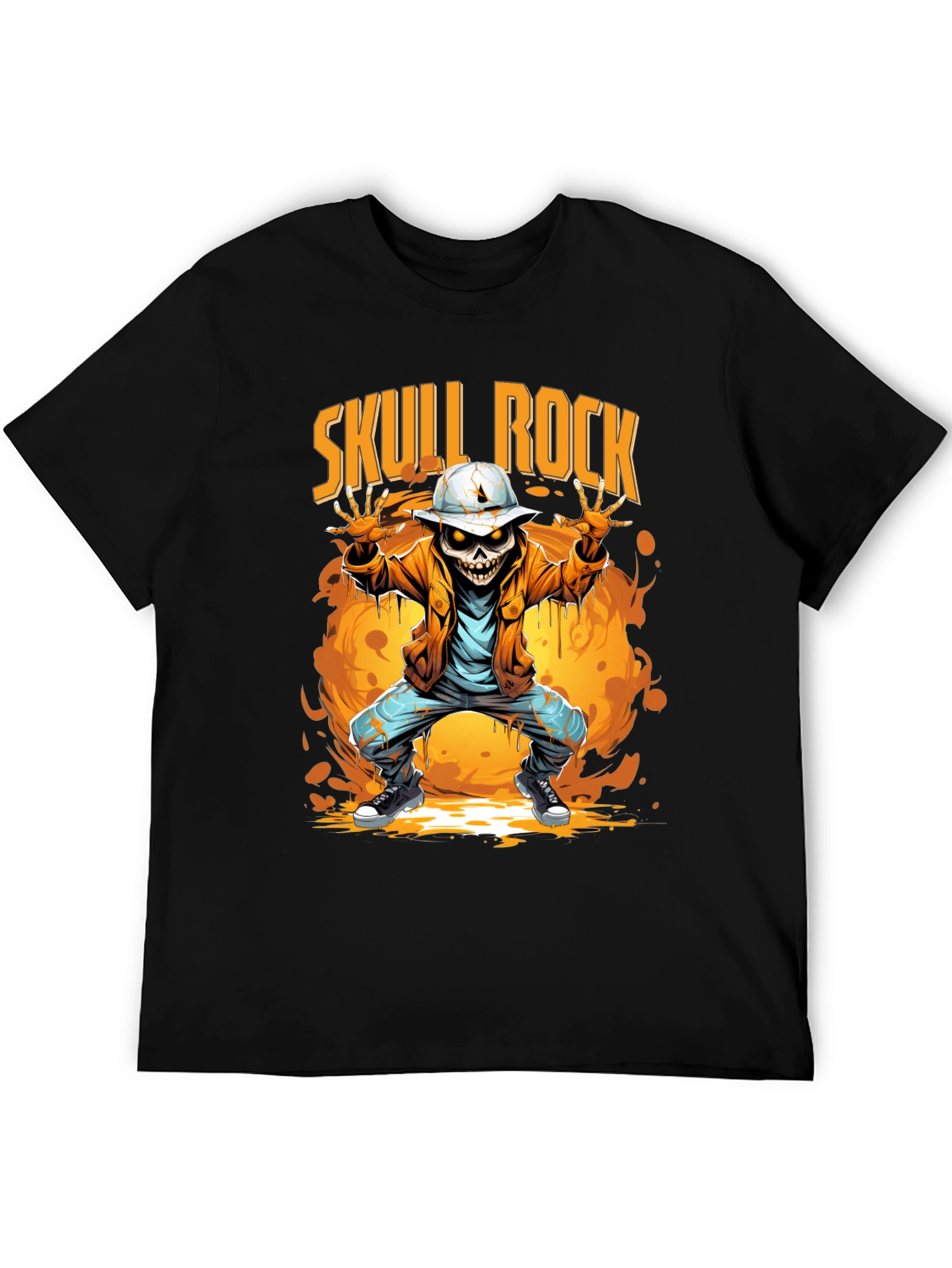 Skull Rock Graphic T-Shirt