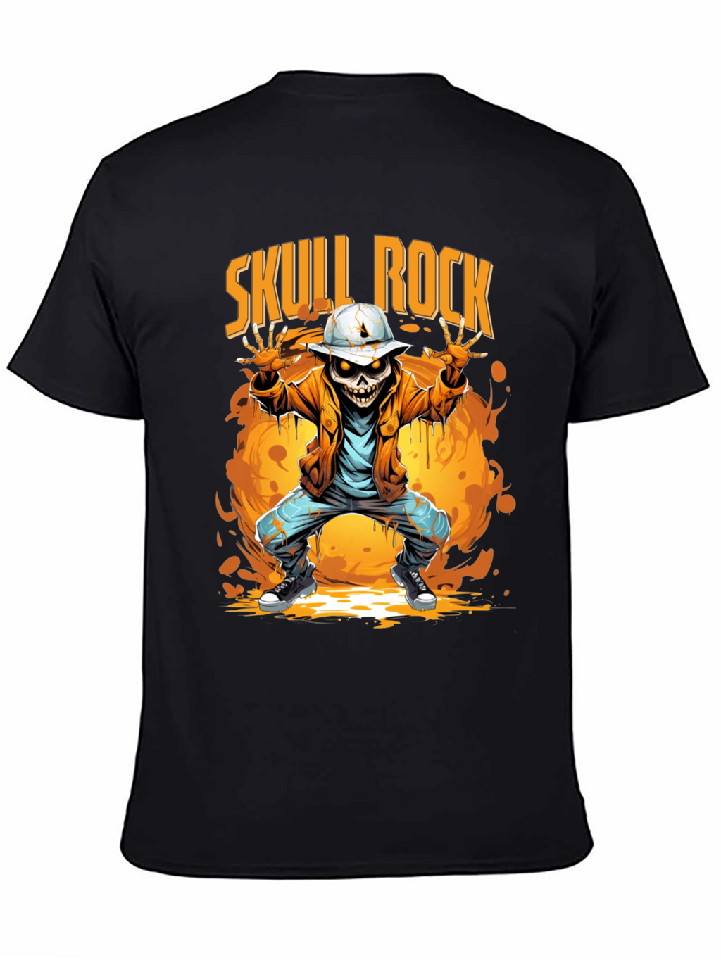Skull Rock Graphic T-Shirt