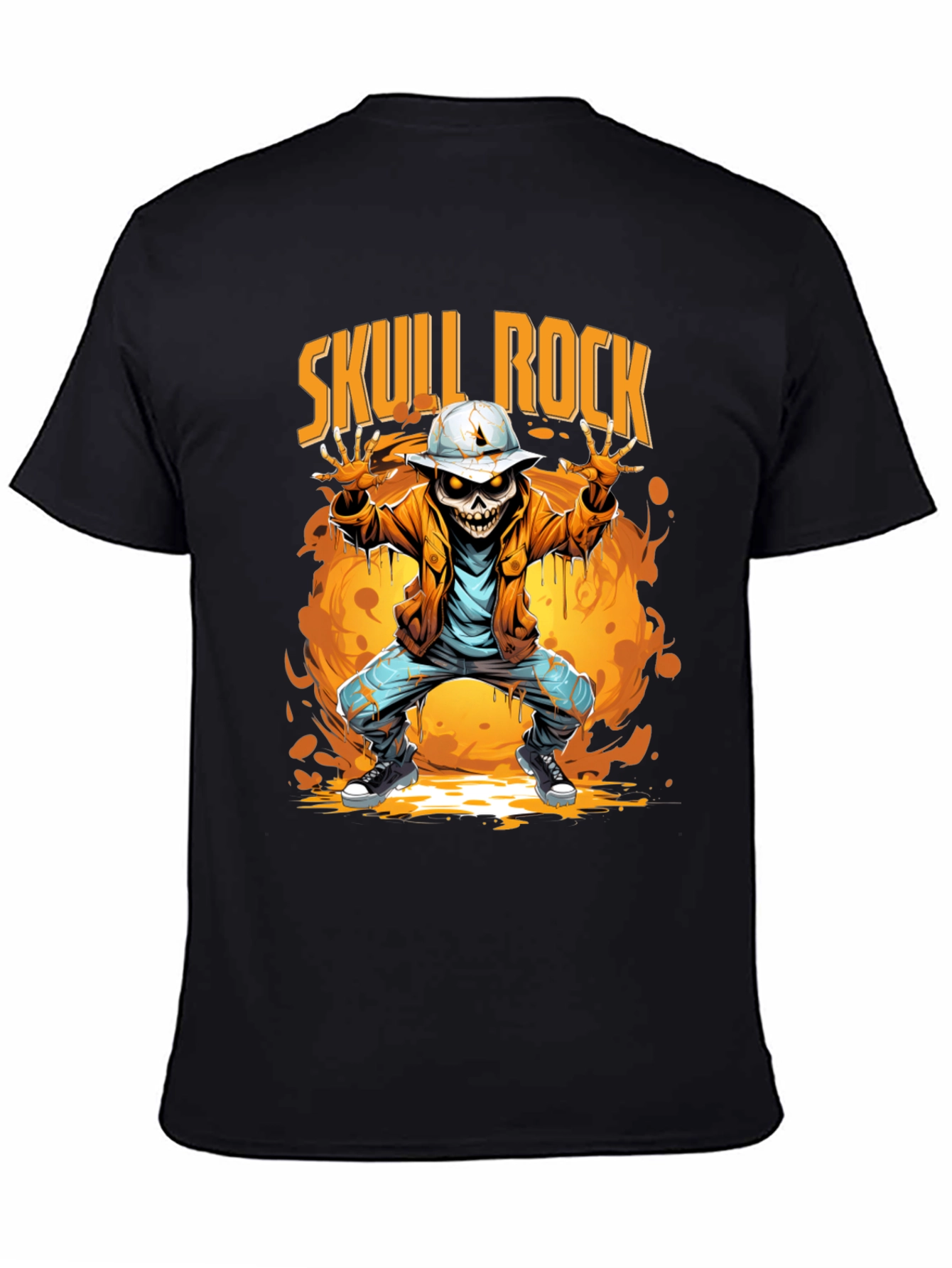 Skull Rock Graphic T-Shirt