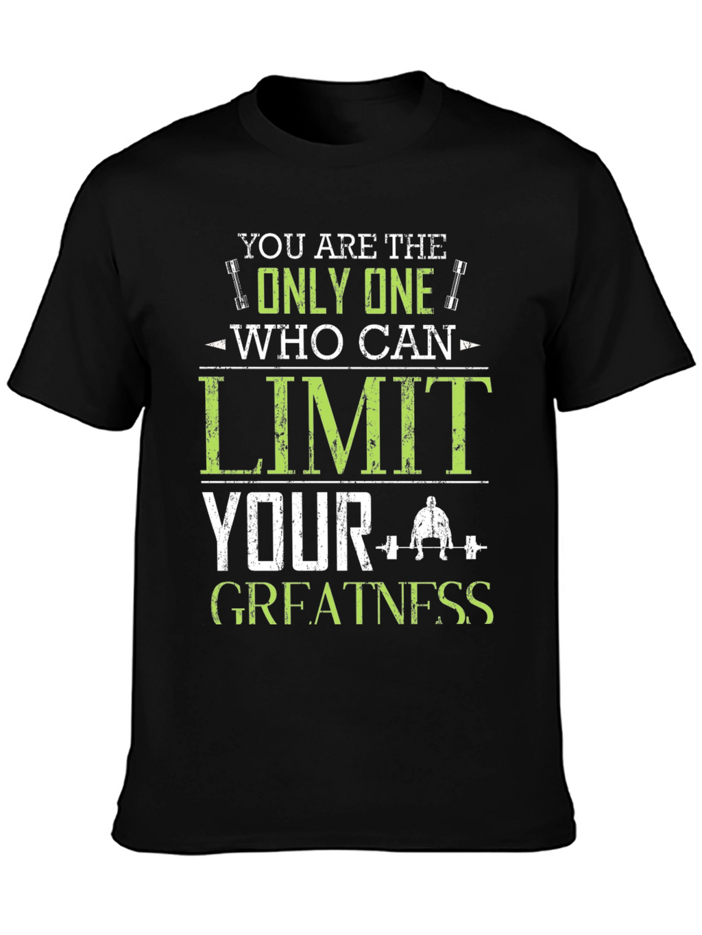 Motivational Fitness T-Shirt - Limit Your Greatness