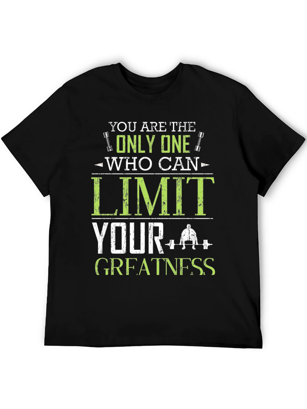 Motivational Fitness T-Shirt - Limit Your Greatness