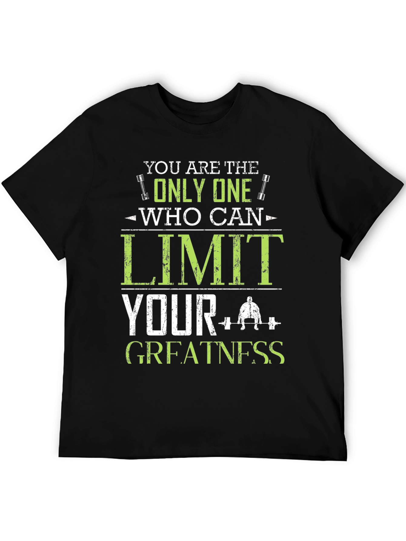 Motivational Fitness T-Shirt - Limit Your Greatness