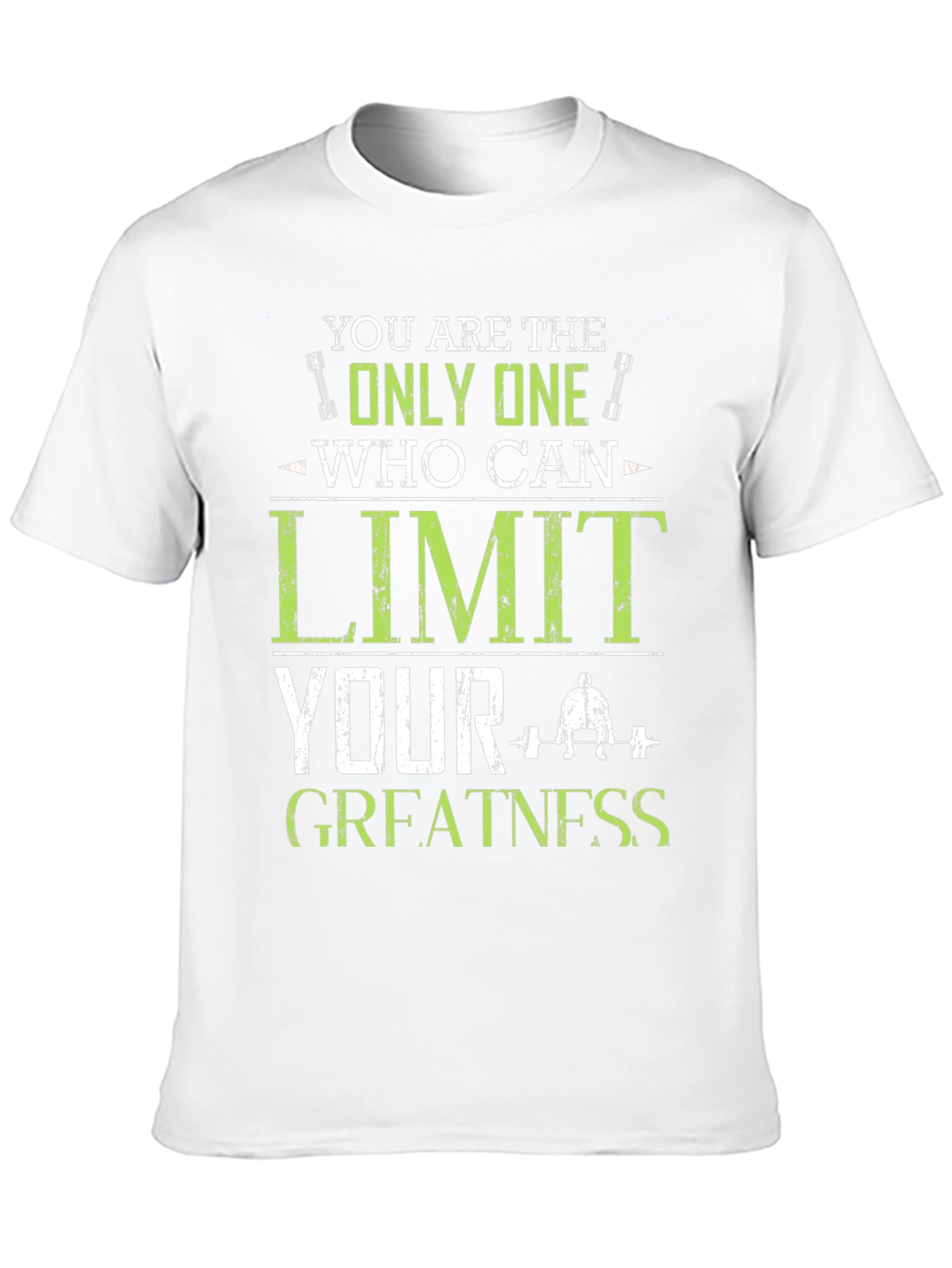 Motivational Fitness T-Shirt - Limit Your Greatness