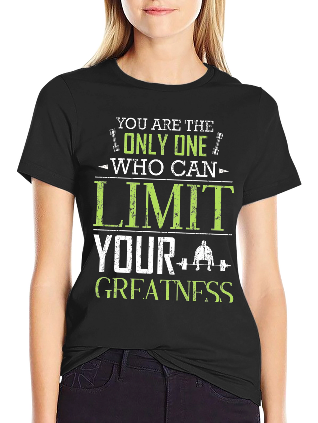 Motivational Fitness T-Shirt - Limit Your Greatness