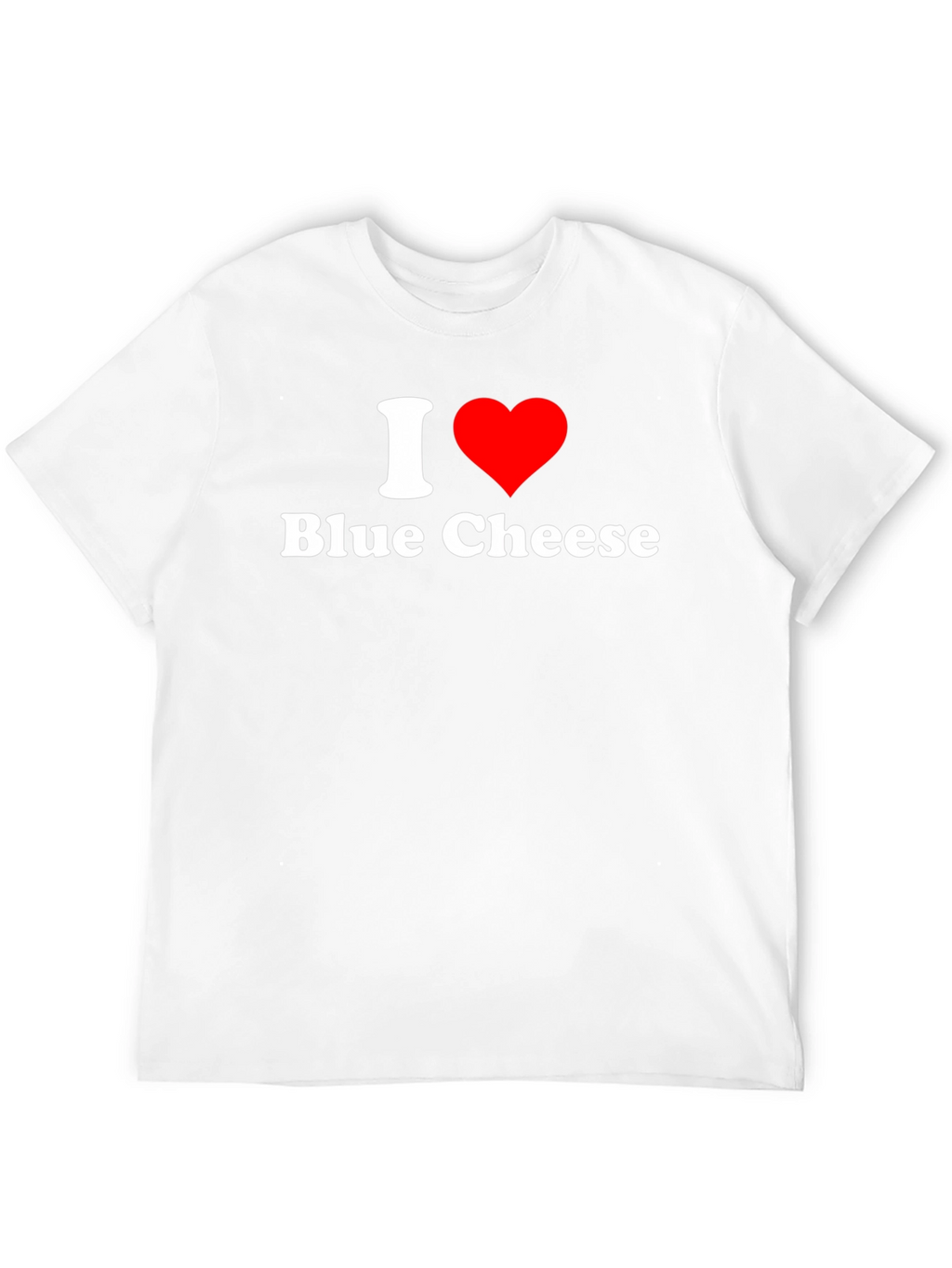 I Heart Blue Cheese Graphic T-Shirt - Black