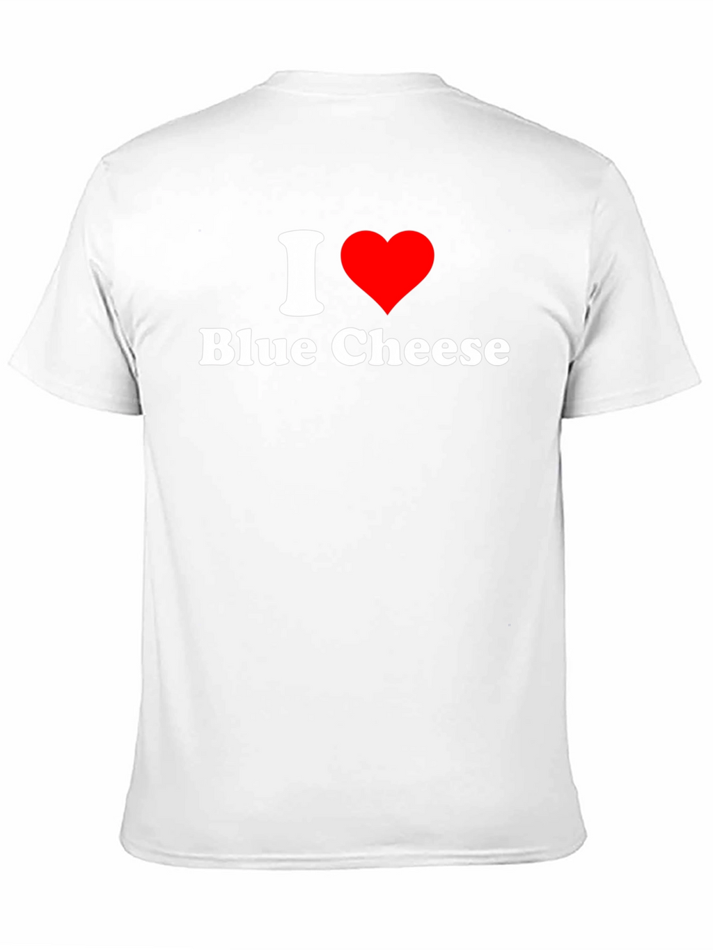 I Heart Blue Cheese Graphic T-Shirt - Black