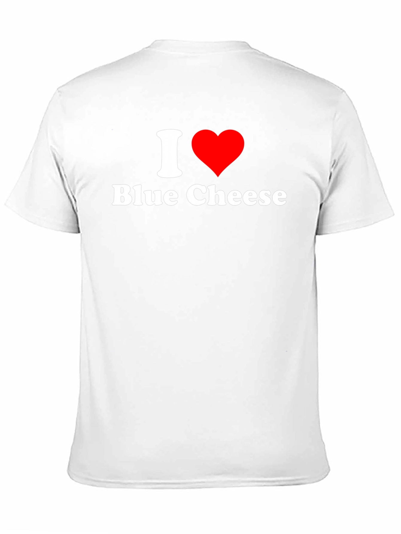 I Heart Blue Cheese Graphic T-Shirt - Black