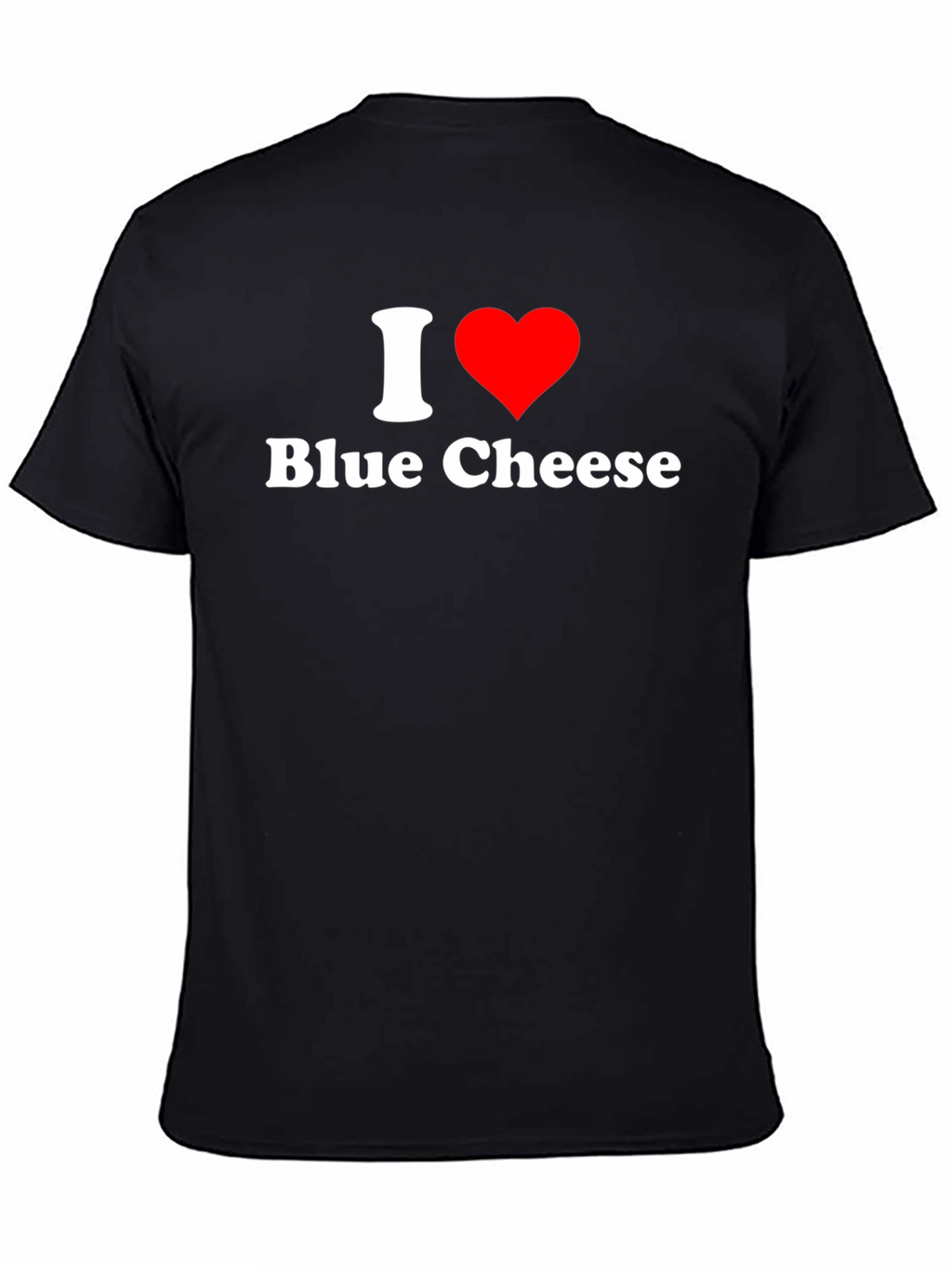 I Heart Blue Cheese Graphic T-Shirt - Black