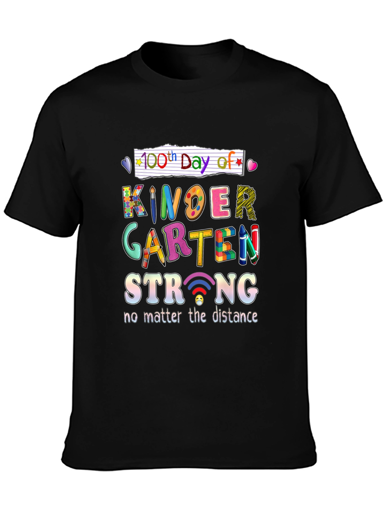 100th Day of Kindergarten Strong T-Shirt