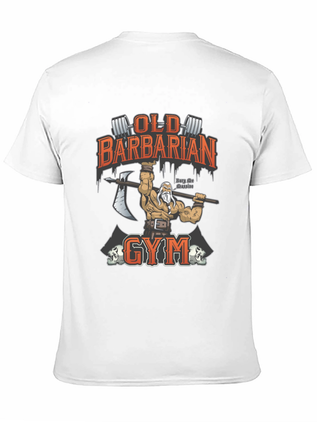 Old Barbarian Gym Black T-Shirt