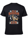 Old Barbarian Gym Black T-Shirt