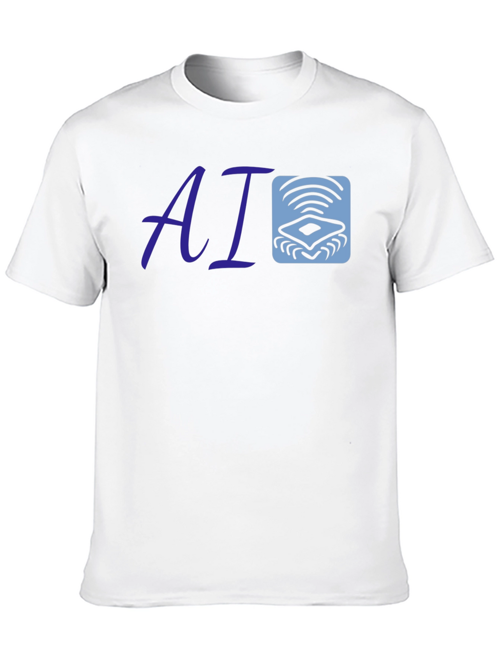 AI Logo Tee - Modern Tech Style
