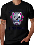 Dont Bother Me Right Meow! Gaming T-Shirt