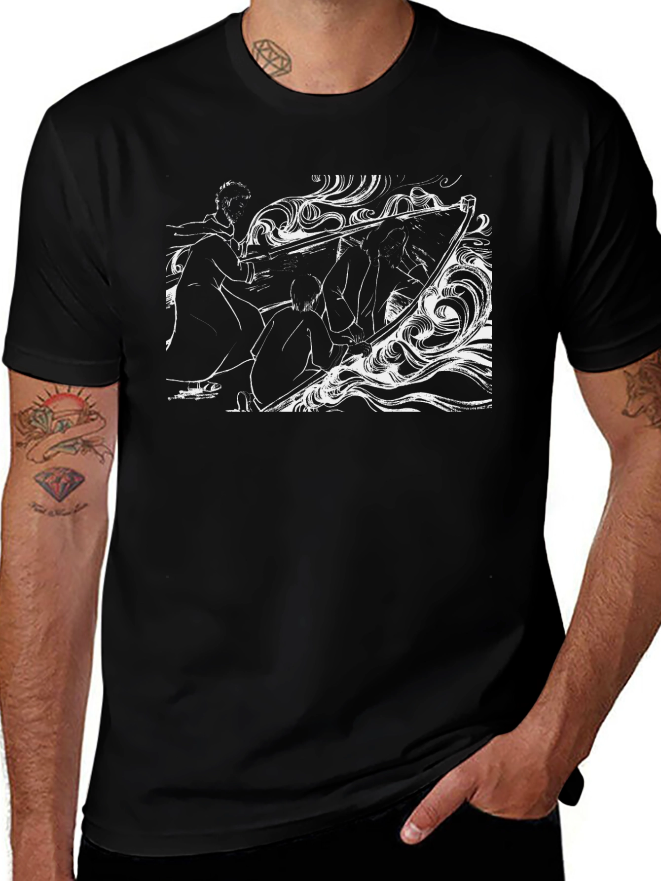 Stylized Boat T-Shirt