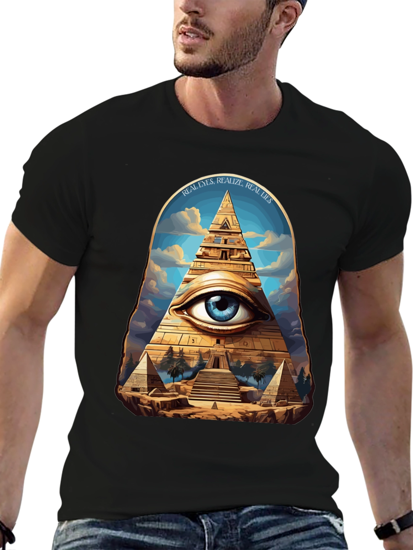 Mystic Pyramid Eye Graphic Tee