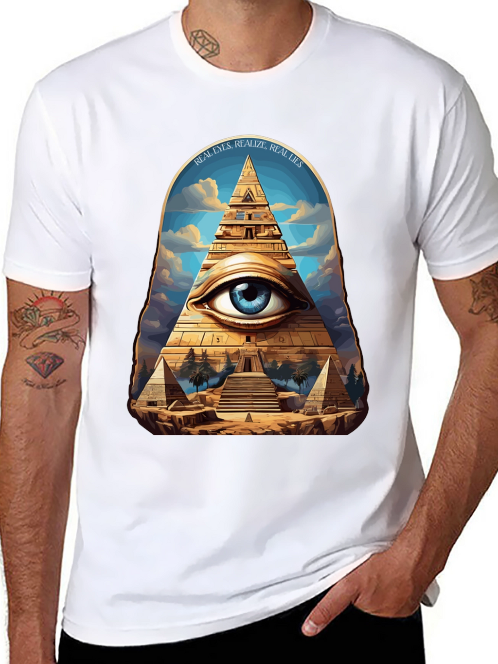 Mystic Pyramid Eye Graphic Tee