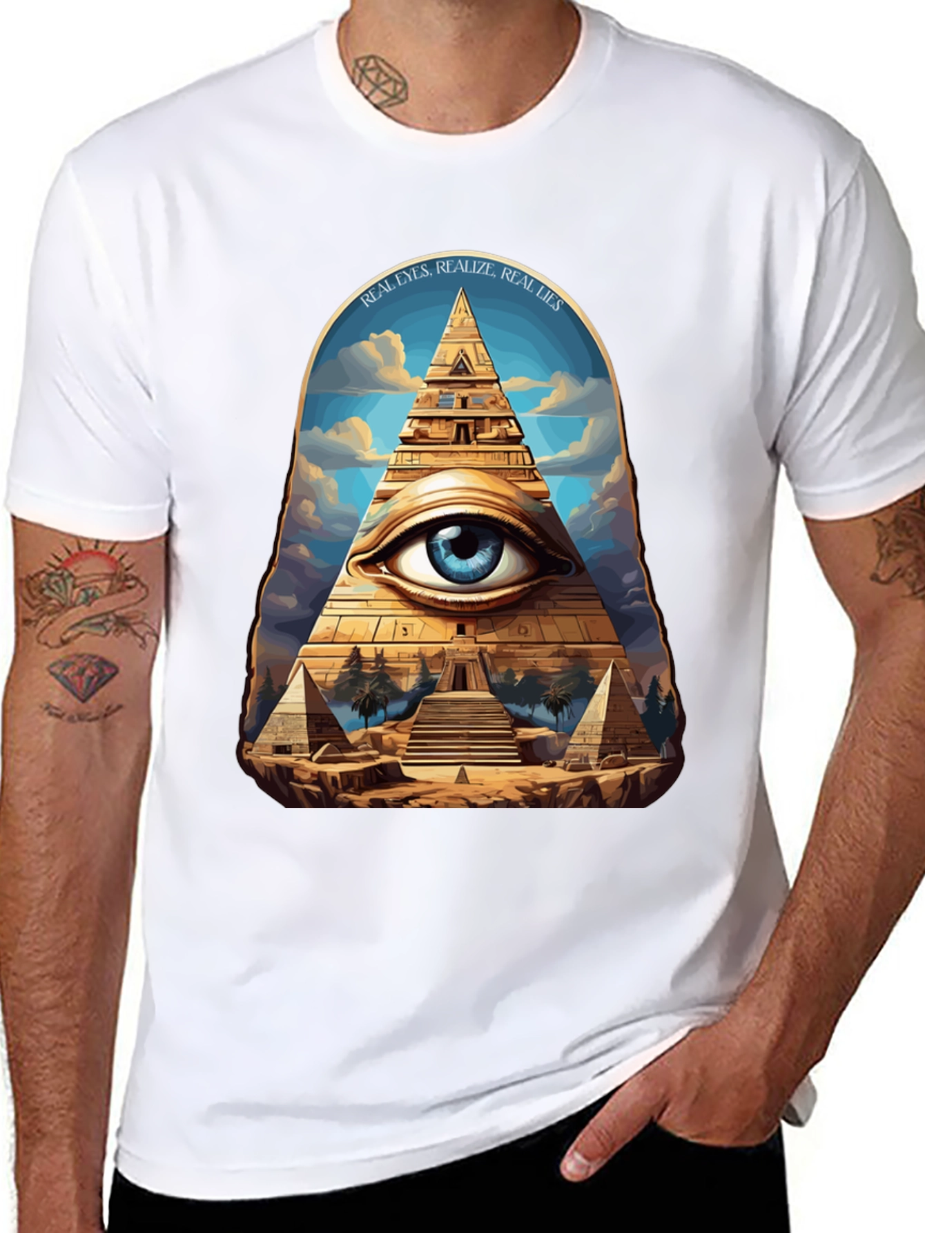 Mystic Pyramid Eye Graphic Tee