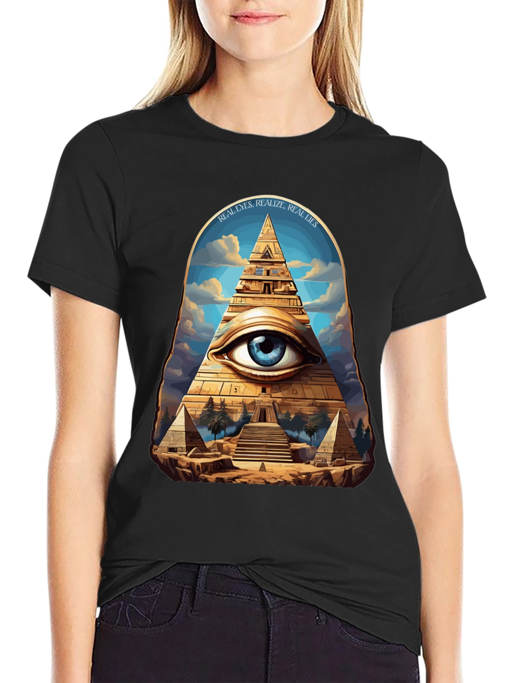 Mystic Pyramid Eye Graphic Tee