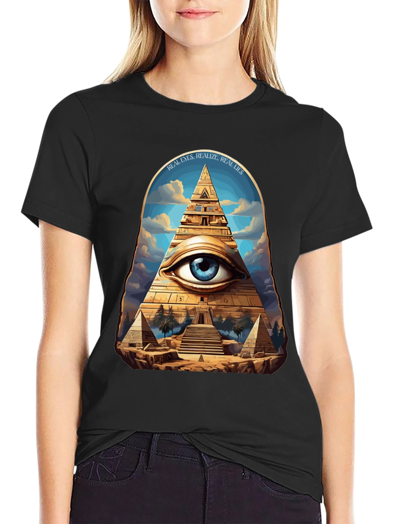 Mystic Pyramid Eye Graphic Tee