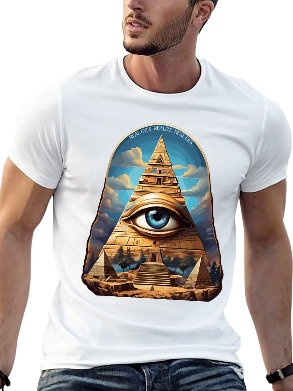 Mystic Pyramid Eye Graphic Tee