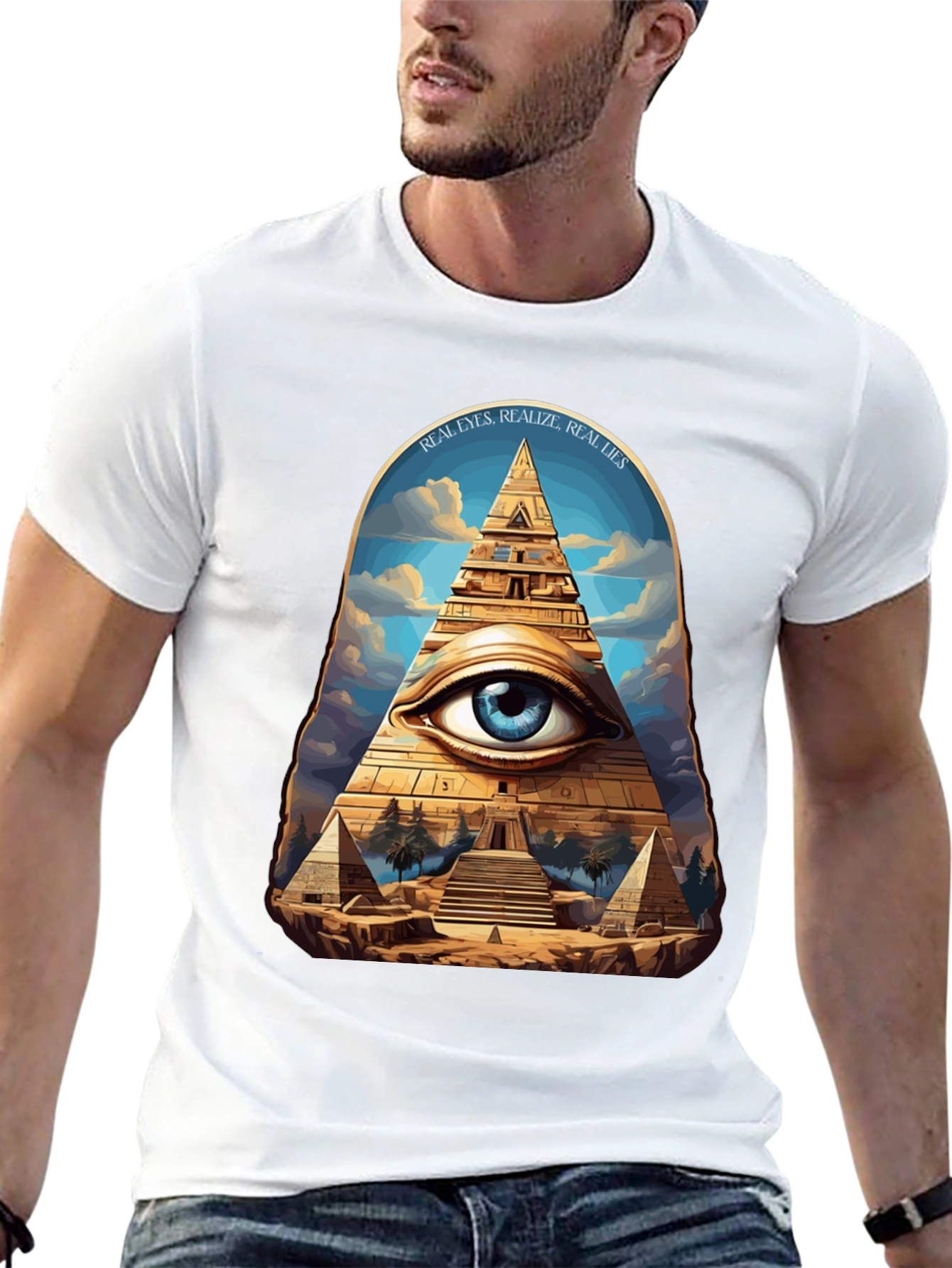 Mystic Pyramid Eye Graphic Tee